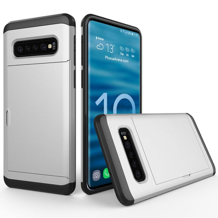 Funda protectora resistente a prueba de golpes para Galaxy S10+, con ranura para tarjetas, para Galaxy S10+, Galaxy S10+