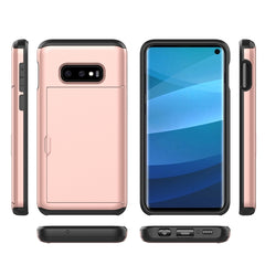 Shockproof Rugged Armor Protective Case for Galaxy S10e, with Card Slot, Galaxy S10e, For Galaxy S10e