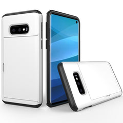 Shockproof Rugged Armor Protective Case for Galaxy S10e, with Card Slot, Galaxy S10e, For Galaxy S10e