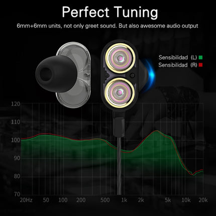 Langsdom Double Moving Coil with Wheat Headset