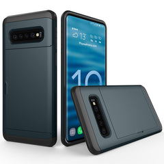 Stoßfeste, robuste Schutzhülle für Galaxy S10, mit Kartensteckplatz, für Galaxy S10, Galaxy S10