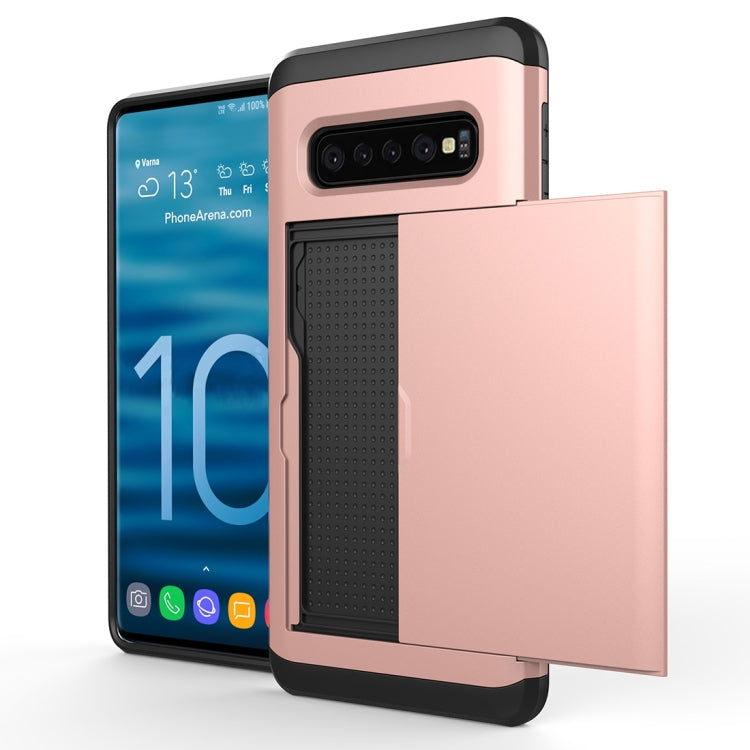 Stoßfeste, robuste Schutzhülle für Galaxy S10, mit Kartensteckplatz, für Galaxy S10, Galaxy S10