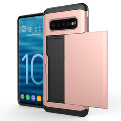 Stoßfeste, robuste Schutzhülle für Galaxy S10, mit Kartensteckplatz, für Galaxy S10, Galaxy S10