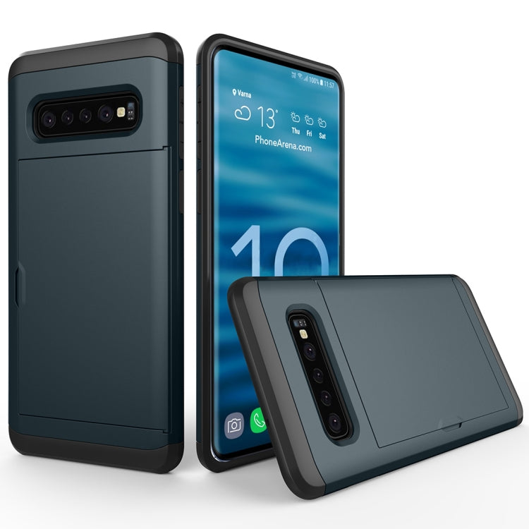 Stoßfeste, robuste Schutzhülle für Galaxy S10, mit Kartensteckplatz, für Galaxy S10, Galaxy S10