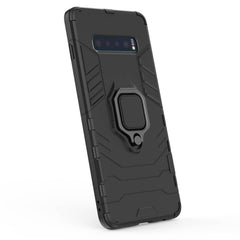 PC + TPU Shockproof Protective Case for Samsung Galaxy S10 Plus, with Magnetic Ring Holder, For Galaxy S10 Plus, For Samsung Galaxy S10 Plus