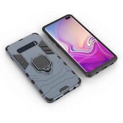 PC + TPU Shockproof Protective Case for Samsung Galaxy S10 Plus, with Magnetic Ring Holder, For Galaxy S10 Plus, For Samsung Galaxy S10 Plus