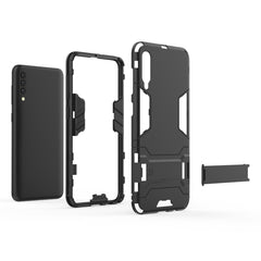 Stoßfeste PC + TPU-Hülle für Galaxy A50, mit Halterung