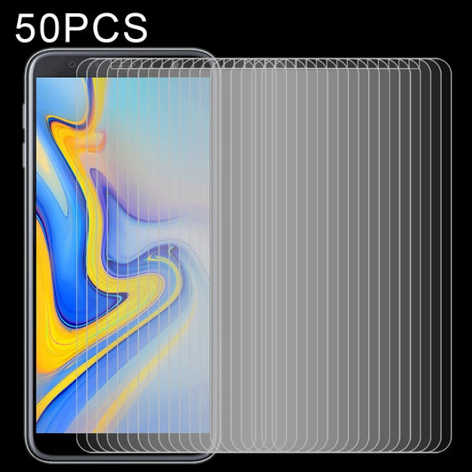 Película de vidrio templado 9H 2.5D de 0,26 mm para Galaxy J6 (2018), sin paquete minorista, para Galaxy J6 (2018) (50 piezas)