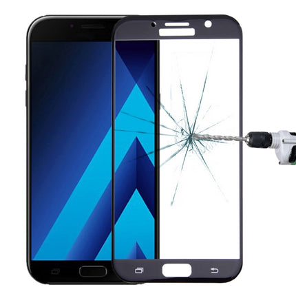 For Galaxy A7 (2017) / A720 0.26mm 9H Surface Hardness Explosion-proof Silk-screen Tempered Glass Curved Full Screen Film, For Galaxy A7 (2017) 0.26mm, For Galaxy A7 (2017)