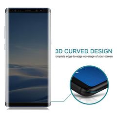 For Galaxy Note 8 0.26mm 9H Surface Hardness 3D Curved Privacy Anti-glare Non-full Screen Tempered Glass Screen Protector, For Galaxy Note 8