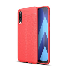 Litchi Texture TPU Shockproof Case for Galaxy A50, For Galaxy A50