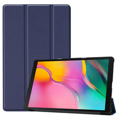 Custer Texture Horizontal Flip PU Leather Case for Galaxy Tab A 10.1 2019 (T515 / T510), with Three-folding Holder & Sleep / Wake-up Function, For Galaxy Tab A 10.1 2019 (T515 / T510)