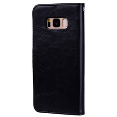 For Samsung Galaxy S8 + Business Style Oil Wax Texture Horizontal Flip Leather Case with Holder & Card Slots & Wallet, For Galaxy S8 +