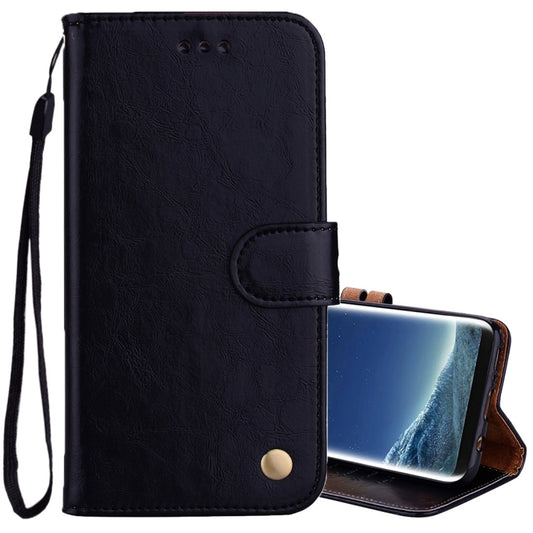 For Samsung Galaxy S8 + Business Style Oil Wax Texture Horizontal Flip Leather Case with Holder & Card Slots & Wallet, For Galaxy S8 +