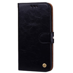Für Galaxy J3 (2017) / J330 (EU-Version) Business-Stil Ölwachs-Textur Horizontal Flip Ledertasche mit Halter &amp; Kartenfächern &amp; Geldbörse, Für Galaxy J3 (2017) / J330 (EU-Version)