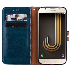 For Galaxy J3 (2017) / J330 (EU Version) Business Style Oil Wax Texture Horizontal Flip Leather Case with Holder & Card Slots & Wallet, For Galaxy J3 (2017) / J330 (EU Version)