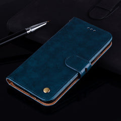 For Galaxy J3 (2017) / J330 (EU Version) Business Style Oil Wax Texture Horizontal Flip Leather Case with Holder & Card Slots & Wallet, For Galaxy J3 (2017) / J330 (EU Version)