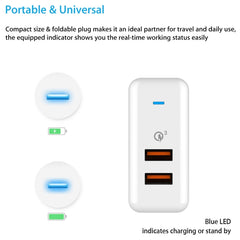 For iPhone/iPad, Galaxy S7/S6/Edge/Plus, Mi5 etc, US Plug