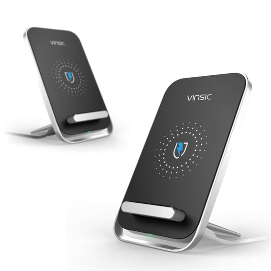 Vinsic Output 5V 1A Qi Standard Wireless Charger Fast Charger, Vinsic