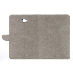 For Galaxy Tab A 10.1 (2016) / P580 Simple Style Horizontal Flip Leather Case with Holder & Card Slots & Wallet