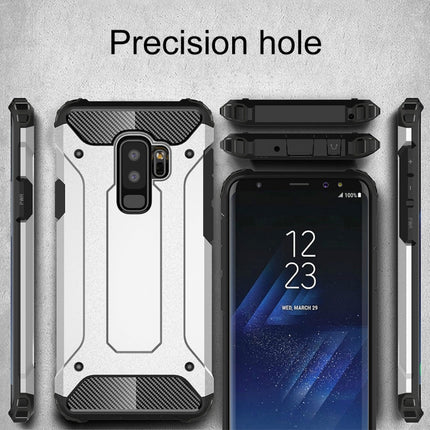 Para Galaxy S9+ TPU + PC Funda protectora trasera a prueba de golpes con protección de 360 ​​grados, para Galaxy S9+, para Samsung Galaxy S9+