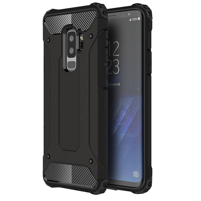 Para Galaxy S9+ TPU + PC Funda protectora trasera a prueba de golpes con protección de 360 ​​grados, para Galaxy S9+, para Samsung Galaxy S9+