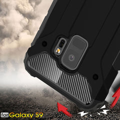 Für Galaxy S9 TPU + PC 360-Grad-Schutz Stoßfeste Schutzhülle für die Rückseite, für Galaxy S9, für Samsung Galaxy S9