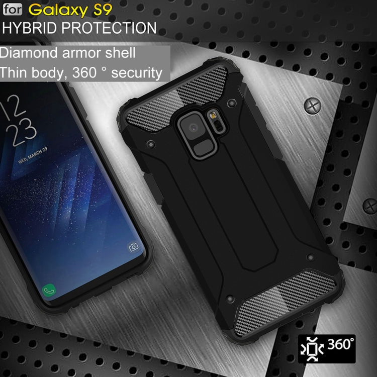 Für Galaxy S9 TPU + PC 360-Grad-Schutz Stoßfeste Schutzhülle für die Rückseite, für Galaxy S9, für Samsung Galaxy S9