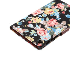 Flower Cloth Texture PC Horizontal Flip Leather Protective Case for Galaxy Tab A 8 (2019) P200 / P205  , with Holder & Card Slots & Wallet & Photo Frame, For Tab A 8 (2019) P200