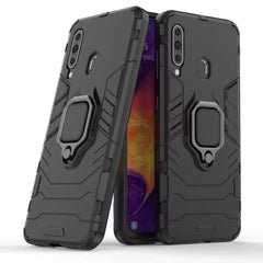 PC + TPU Shockproof Protective Case for Galaxy A60, with Magnetic Ring Holder, For Galaxy A60