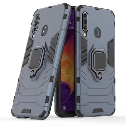 Stoßfeste Schutzhülle aus PC + TPU für Galaxy A60, mit magnetischem Ringhalter, für Galaxy A60
