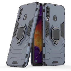 PC + TPU Shockproof Protective Case for Galaxy A60, with Magnetic Ring Holder, For Galaxy A60