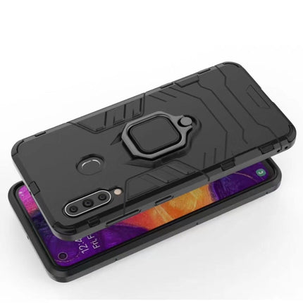 Stoßfeste Schutzhülle aus PC + TPU für Galaxy A60, mit magnetischem Ringhalter, für Galaxy A60