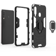 PC + TPU Shockproof Protective Case for Galaxy A60, with Magnetic Ring Holder, For Galaxy A60