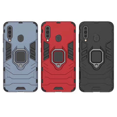 PC + TPU Shockproof Protective Case for Galaxy A60, with Magnetic Ring Holder, For Galaxy A60