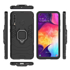 PC + TPU Shockproof Protective Case for Galaxy A60, with Magnetic Ring Holder, For Galaxy A60