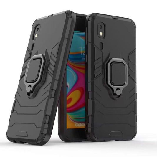 PC + TPU Shockproof Protective Case for Galaxy A2 Core, with Magnetic Ring Holder, For Galaxy A2 Core