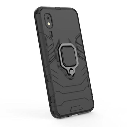 Funda protectora a prueba de golpes de PC + TPU para Galaxy A2 Core, con soporte de anillo magnético, para Galaxy A2 Core