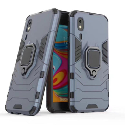 Funda protectora a prueba de golpes de PC + TPU para Galaxy A2 Core, con soporte de anillo magnético, para Galaxy A2 Core