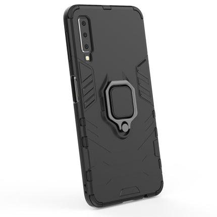 Funda protectora a prueba de golpes de PC + TPU para Galaxy A70, con soporte de anillo magnético, para Galaxy A70