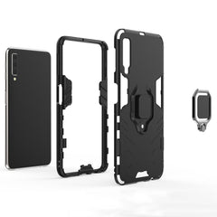 PC + TPU Shockproof Protective Case for Galaxy A70, with Magnetic Ring Holder, For Galaxy A70