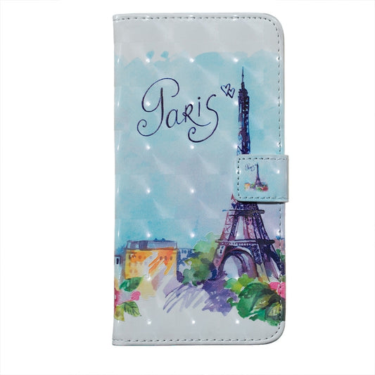 Tower Pattern 3D Horizontal Flip Leather Case for Galaxy A70, with Holder & Card Slots & Photo Frame & Wallet, Galaxy A70