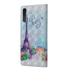 Tower Pattern 3D Horizontal Flip Leather Case for Galaxy A70, with Holder & Card Slots & Photo Frame & Wallet, Galaxy A70