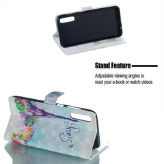 Tower Pattern 3D Horizontal Flip Leather Case for Galaxy A70, with Holder & Card Slots & Photo Frame & Wallet, Galaxy A70