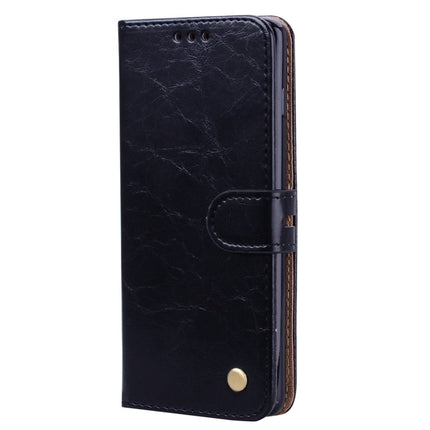 Horizontale Klapphülle aus Leder im Business-Stil mit Ölwachs-Textur für das Galaxy S10, mit Halter &amp; Kartenfächern &amp; Geldbörse, für das Galaxy S10