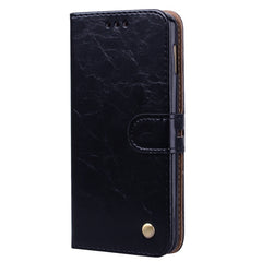 Business Style Oil Wax Texture Horizontal Flip Leather Case for Galaxy S10 E, with Holder & Card Slots & Wallet, For Galaxy S10 E