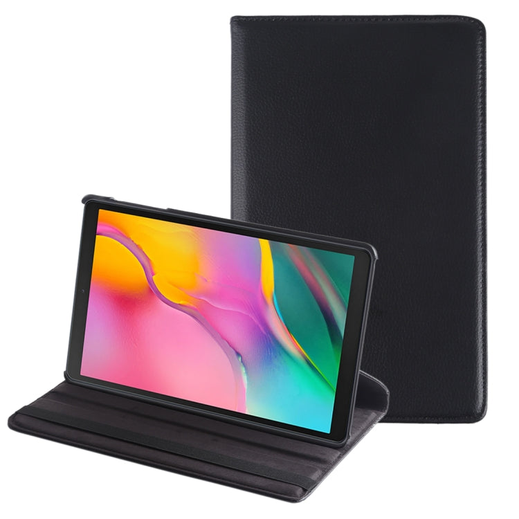 Litchi Texture Horizontal Flip 360 Degrees Rotation Leather Case for Galaxy Tab A 10.1 (2019) T510 / T515, with Holder, For Galaxy Tab A 10.1 (2019) T510 / T515