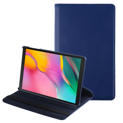 Litchi Texture Horizontal Flip 360 Grad Rotation Ledertasche für Galaxy Tab A 10.1 (2019) T510 / T515, mit Halterung, für Galaxy Tab A 10.1 (2019) T510 / T515
