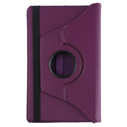 Litchi Texture Horizontal Flip 360 Grad Rotation Ledertasche für Galaxy Tab A 10.1 (2019) T510 / T515, mit Halterung, für Galaxy Tab A 10.1 (2019) T510 / T515