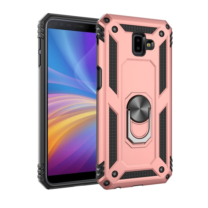 Armor Shockproof TPU + PC Protective Case for Galaxy J6 Plus, with 360 Degree Rotation Holder, For Galaxy J6 Plus